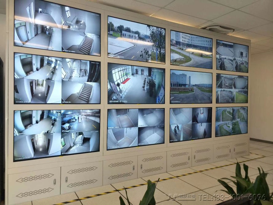贺地区高清视频监控拼接屏安装